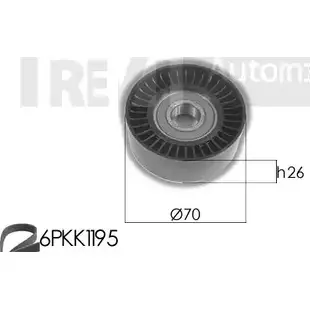 Поликлиновой ременный комплект TREVI AUTOMOTIVE SK3603A/1F KA1078F 1194567816 RPK3603A/ 1F