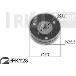 Комплект роликов, поликлиновой ремень TREVI AUTOMOTIVE RPK361 0AF KA1090F 1194567866 SK3610AF изображение 0
