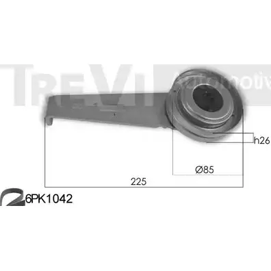Поликлиновой ременный комплект TREVI AUTOMOTIVE 1194567883 KA1094 KA 689 RPK3611A