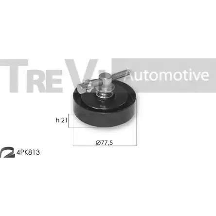 Поликлиновой ременный комплект TREVI AUTOMOTIVE 1194568079 RPK3654A KA7 57 KA1144 изображение 0