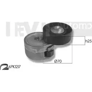 Поликлиновой ременный комплект TREVI AUTOMOTIVE KA 780 RPK3671A 1194568123 KA1157 изображение 0