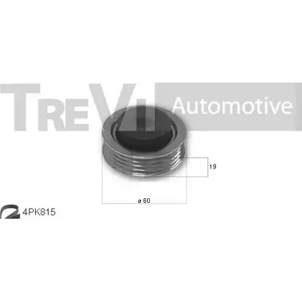 Поликлиновой ременный комплект TREVI AUTOMOTIVE RPK3713A 1194568235 KA88 2 KA1187 изображение 0
