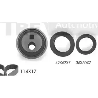 Комплект ремня ГРМ TREVI AUTOMOTIVE 1194568677 SK3016DS KD1019S RPK301 6DS