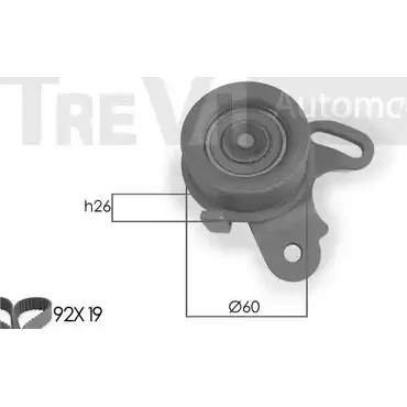 Комплект ремня ГРМ TREVI AUTOMOTIVE KD136 KD1032 350 2055 1194568742