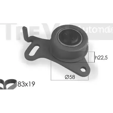 Комплект ремня ГРМ TREVI AUTOMOTIVE 1194568760 KD1037 RPK3032D KD1 42