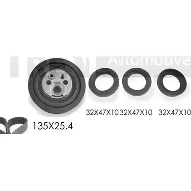 Комплект ремня ГРМ TREVI AUTOMOTIVE KD1043S RPK3038D S SK3038DS 1194568791 изображение 0