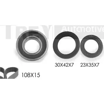Комплект ремня ГРМ TREVI AUTOMOTIVE 1194568820 RPK304 4DS KD1048S SK3044DS