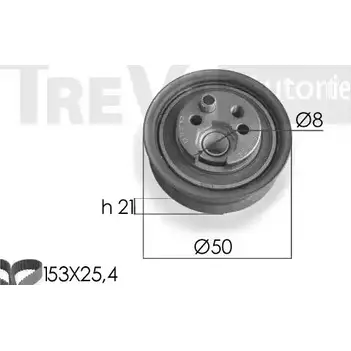 Комплект ремня ГРМ TREVI AUTOMOTIVE 1194568876 KD1059 KD168 323 1364 изображение 0