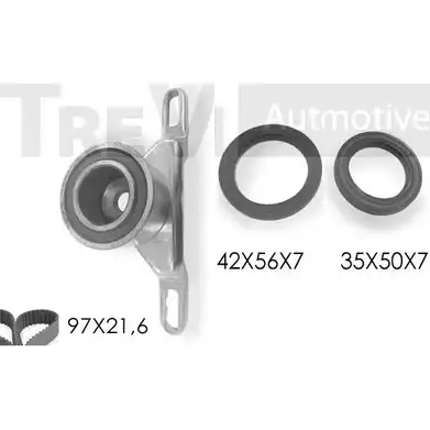 Комплект ремня ГРМ TREVI AUTOMOTIVE SK3062DS KD1068S RPK3 062DS 1194568926