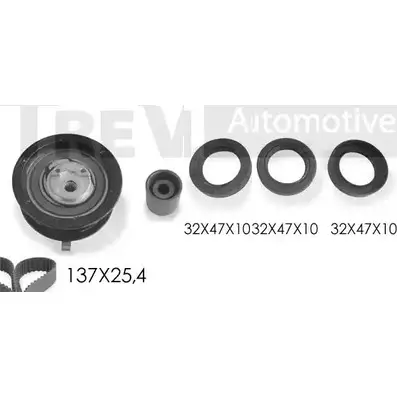 Комплект ремня ГРМ TREVI AUTOMOTIVE RPK3089 DS1 1194569115 KD1097S1 SK3089DS1 изображение 0
