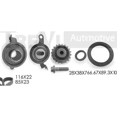 Комплект ремня ГРМ TREVI AUTOMOTIVE 1194569272 KD1124S RP K3111DS SK3111DS