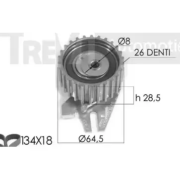 Комплект ремня ГРМ TREVI AUTOMOTIVE KD1127 1194569283 1987948664 097993