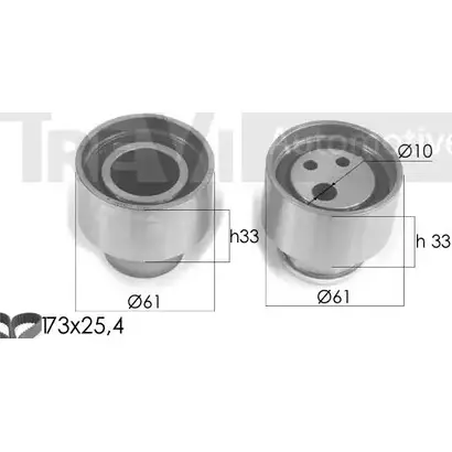 Комплект ремня ГРМ TREVI AUTOMOTIVE 1194569325 0979 98/9 1987948134 KD1132