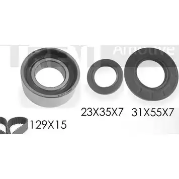 Комплект ремня ГРМ TREVI AUTOMOTIVE RP K3189DS2 1194569781 KD1209S2 SK3189DS2