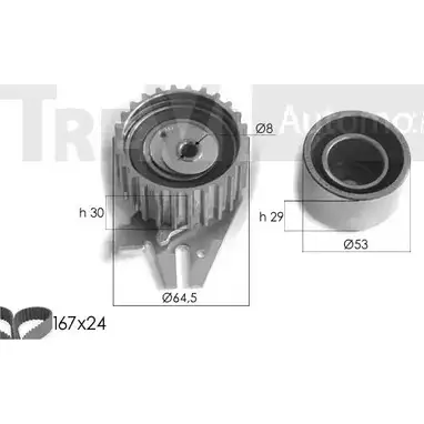Комплект ремня ГРМ TREVI AUTOMOTIVE KD1226 097997 1987948555 1194569906