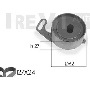 Комплект ремня ГРМ TREVI AUTOMOTIVE KD1241 1194570020 RPK3218D KD3 76