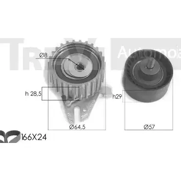 Комплект ремня ГРМ TREVI AUTOMOTIVE 1194570082 19 87948086 KD1250 KD388 изображение 0