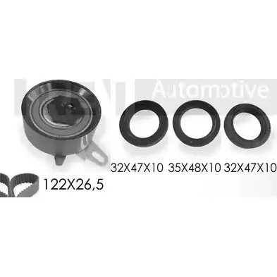Комплект ремня ГРМ TREVI AUTOMOTIVE RPK3 236DS SK3236DS KD1262S 1194570166
