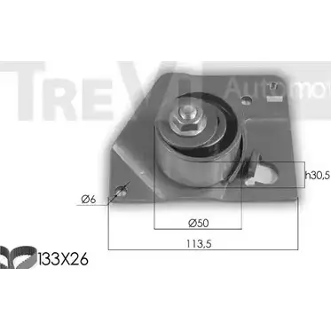 Комплект ремня ГРМ TREVI AUTOMOTIVE 1 987 948 207 1194570248 KD1274 097668/5N