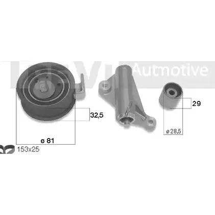 Комплект ремня ГРМ TREVI AUTOMOTIVE 1194570261 097885/3 0 97885/2 KD1276 изображение 0