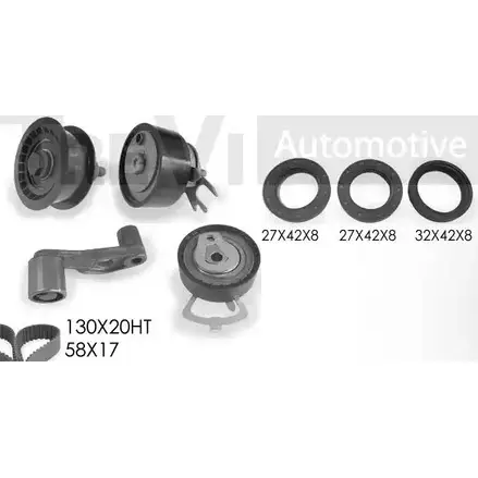 Комплект ремня ГРМ TREVI AUTOMOTIVE KD1290S 1194570364 RPK 3269DS SK3269DS