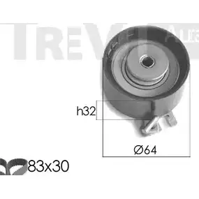 Комплект ремня ГРМ TREVI AUTOMOTIVE RPK3278D/1 KD1300 KD 447 1194570398