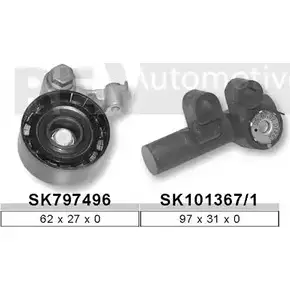 Комплект ремня ГРМ TREVI AUTOMOTIVE K D468 RPK3290D/1 1194570477 KD1319