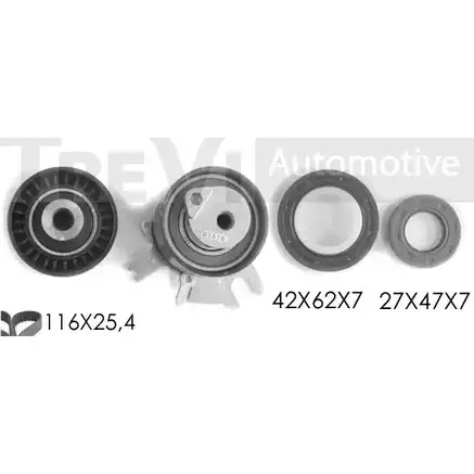 Комплект ремня ГРМ TREVI AUTOMOTIVE KD1320S1 SK3291DS1 1194570488 RP K3291DS1