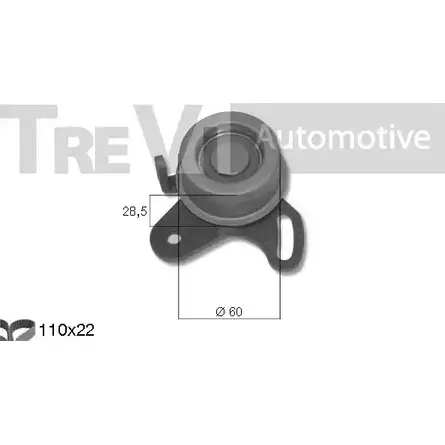 Комплект ремня ГРМ TREVI AUTOMOTIVE 1194570692 KD1371 KD526 198 7946303