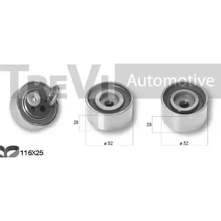 Комплект ремня ГРМ TREVI AUTOMOTIVE RPK3358D KD54 1 1194570744 KD1387 изображение 0