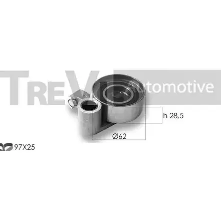 Комплект ремня ГРМ TREVI AUTOMOTIVE RPK3380D 1194570813 KD1406 K D841