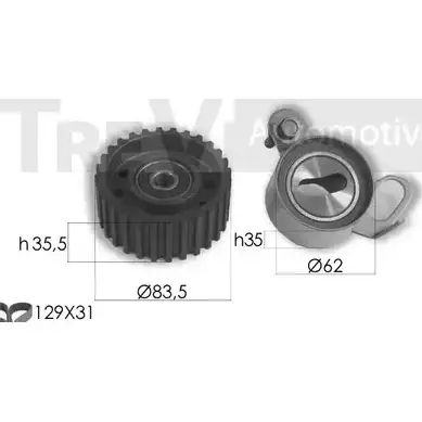 Комплект ремня ГРМ TREVI AUTOMOTIVE 1987946311 097198/5 1194570826 KD1409