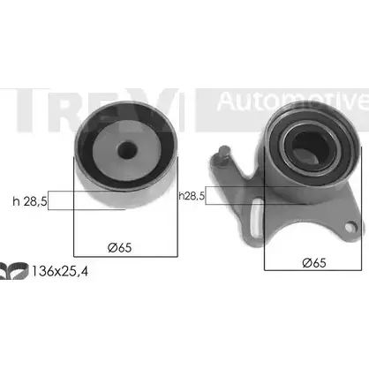 Комплект ремня ГРМ TREVI AUTOMOTIVE KD1433 1194570930 SK3412D RPK3412 D изображение 0