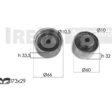 Комплект ремня ГРМ TREVI AUTOMOTIVE SK3424D KD1442 1194570968 RPK 3424D