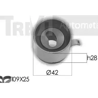 Комплект ремня ГРМ TREVI AUTOMOTIVE SK3435D KD1453 1194570993 RPK343 5D
