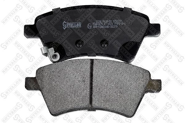 Тормозные колодки дисковые, комплект STELLOX E8R5N V 1226 001B-SX 3603669 изображение 1