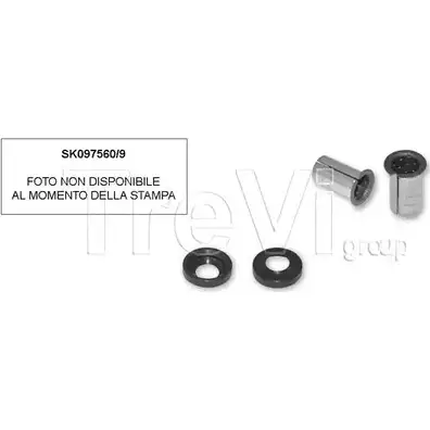 Комплект роликов, поликлиновой ремень TREVI AUTOMOTIVE KT10727 1194578052 A16 03 TA1775