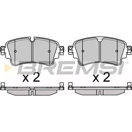 Тормозные колодки, дисковые, комплект BREMSI M712A BP3688 1194742618 SPB6 88 изображение 0