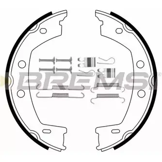 Тормозные колодки ручника, комплект BREMSI 1156 -1 1194743295 SK0013 GF0442-1