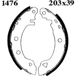 Комплект тормозов, барабанный тормозной механизм BSF 1194744611 0 6206 6206 ES4SO изображение 0