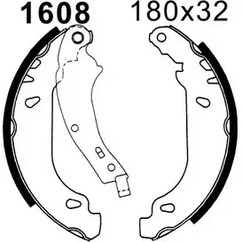 Комплект тормозов, барабанный тормозной механизм BSF 1194744737 0 6352 6352 S1GQG изображение 0