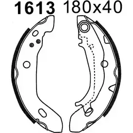 Комплект тормозов, барабанный тормозной механизм BSF DY4W6Z 0 6381 1194744765 6381 изображение 0