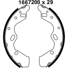 Комплект тормозов, барабанный тормозной механизм BSF 6430 1194744813 8AAPCR 064 30 изображение 0
