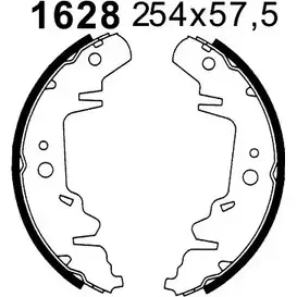 Комплект тормозов, барабанный тормозной механизм BSF YCXBP 1194744852 064 72 6472 изображение 0
