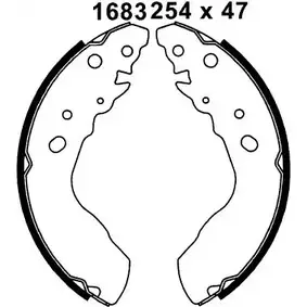 Комплект тормозов, барабанный тормозной механизм BSF OZMFS 6492 064 92 1194744872 изображение 0