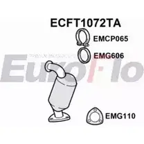 Катализатор EUROFLO 5176 7237 ECFT1072TA 1194825612 55195359 изображение 0