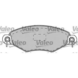Тормозные колодки, дисковые, комплект VALEO AR R7Q 540887 6HQA8 1197957857