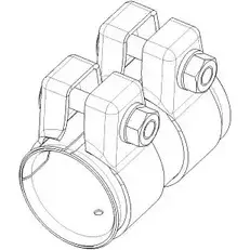 Хомут глушителя FONOS 1198121406 86150 0WU3 I4V 0LRRLBD