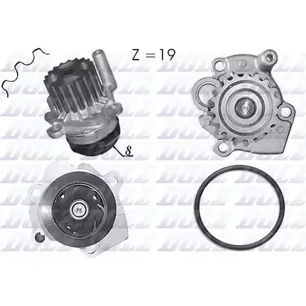 Водяной насос, помпа DOLZ A236 8430632012362 1198128081 N MR8Y6