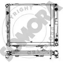 Радиатор охлаждения двигателя SOMORA GA 6N99Q 170449 LQRNH4Y 1198169486 изображение 0